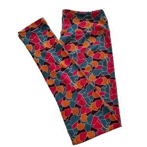 LulaRoe high waist abstract print leggings